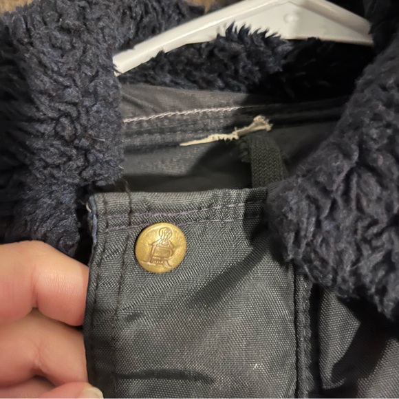 Navy Blue RefigiWear Zip Up Jacket, Size Large - Picture 2 of 12